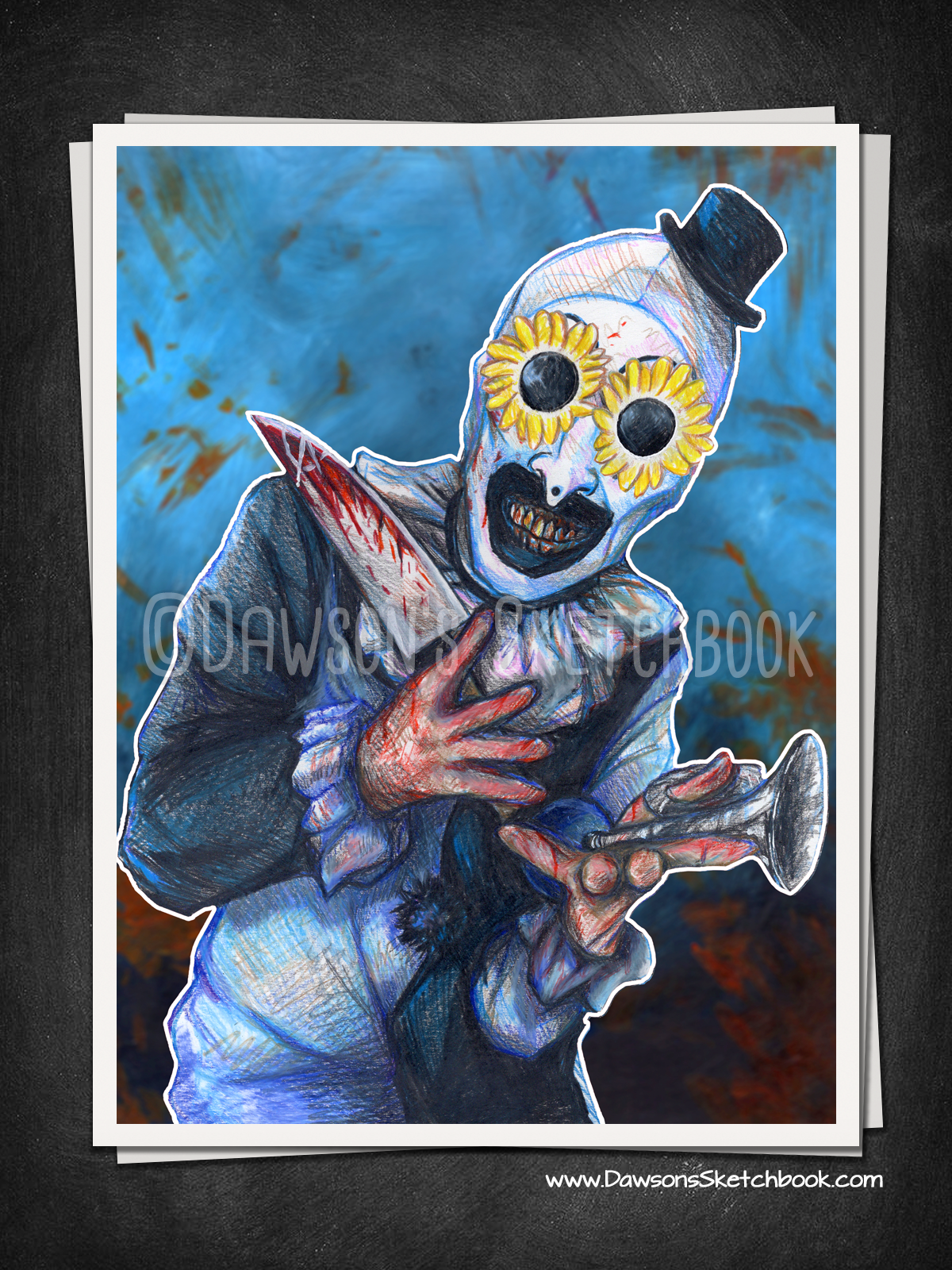 Art the Clown w/ Glasses - Terrifier (Print)