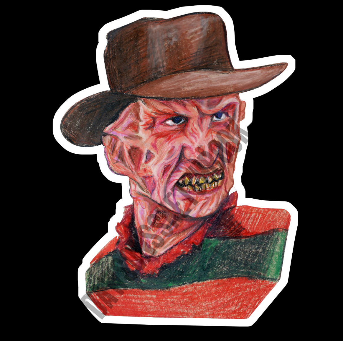 Freddy Krueger (3” Sticker)