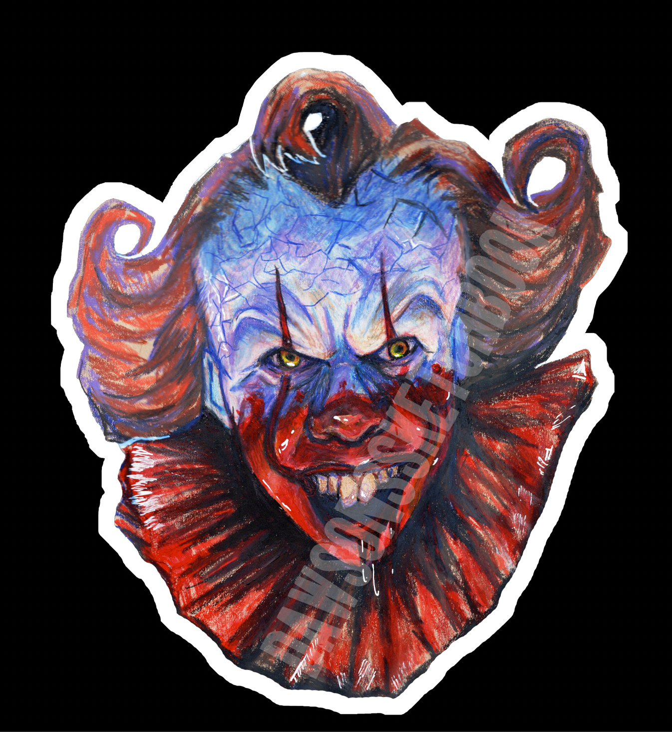 Pennywise Bloody (3” Sticker)