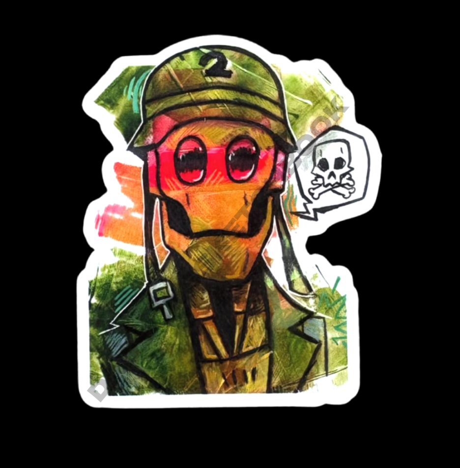 G.I. Robot (3" Sticker)