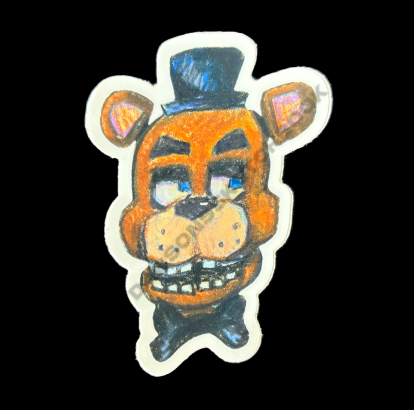 FNAF - Freddy Fazbear (3" Sticker)