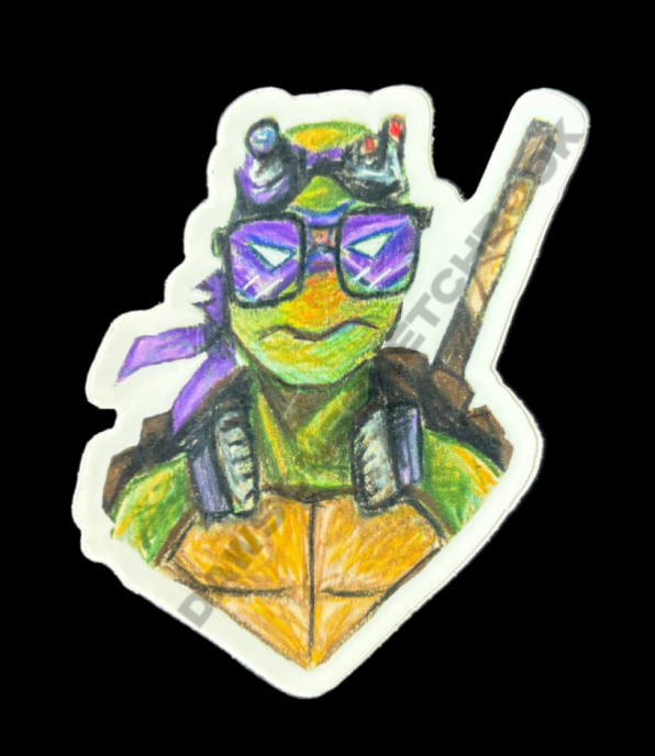 TMNT - Donatello (3" Sticker)